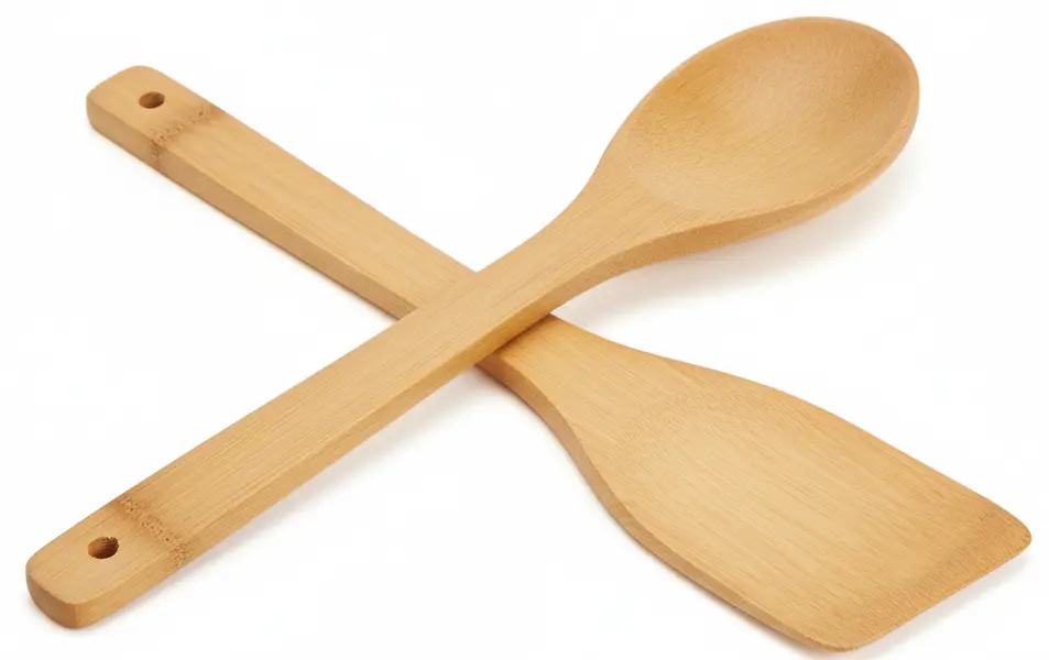 [2110] 30cm Bamboo Spoon & Spatula (Spoon)