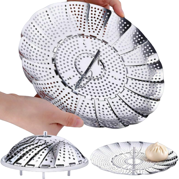 [7086] Adjustable Steamer Basket (22.5cm)
