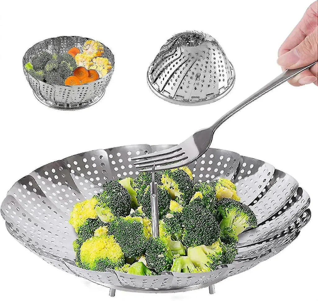[7086] Adjustable Steamer Basket (22.5cm)