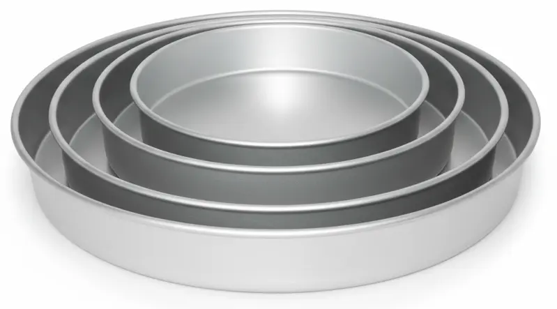 [6100-6] Al. Round Baking Tray Shallow 5cm (16cm)