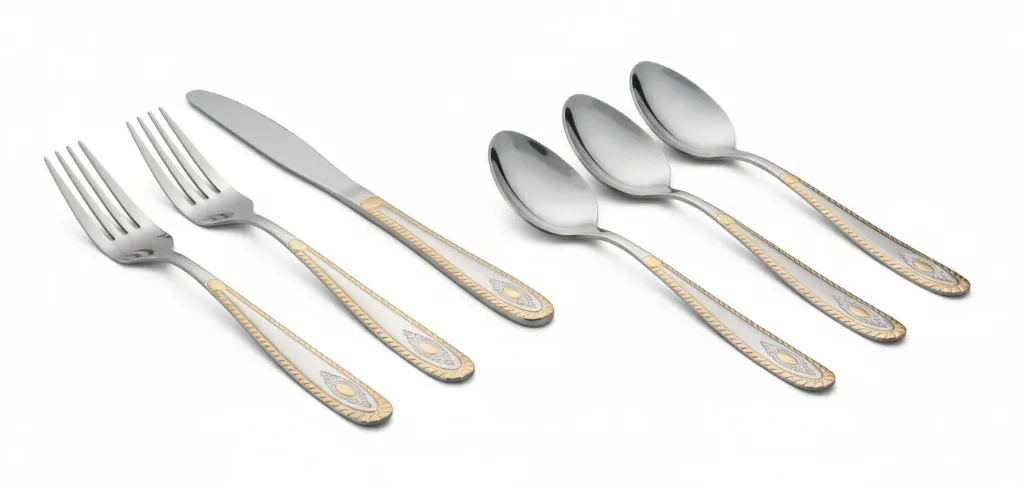 Copper Plated Cutlery 6pc Set