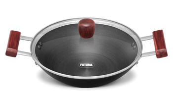 [AD20G] Futura Ha Deep Fry Pan w Glass Lid (2L)