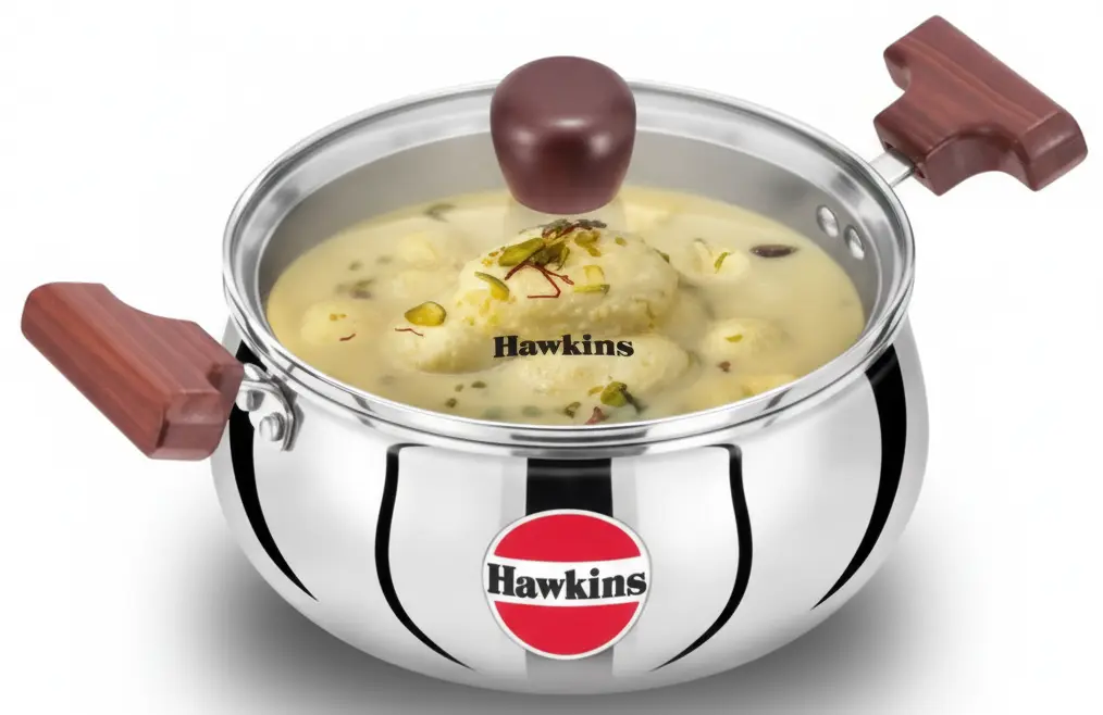[SSH20G] Hawkins Ss Triply Handi W/Glass (2L)