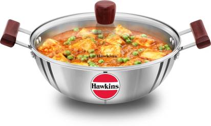[SSK40G] Hawkins Triply Ss Kadahi G/Lid (4L)