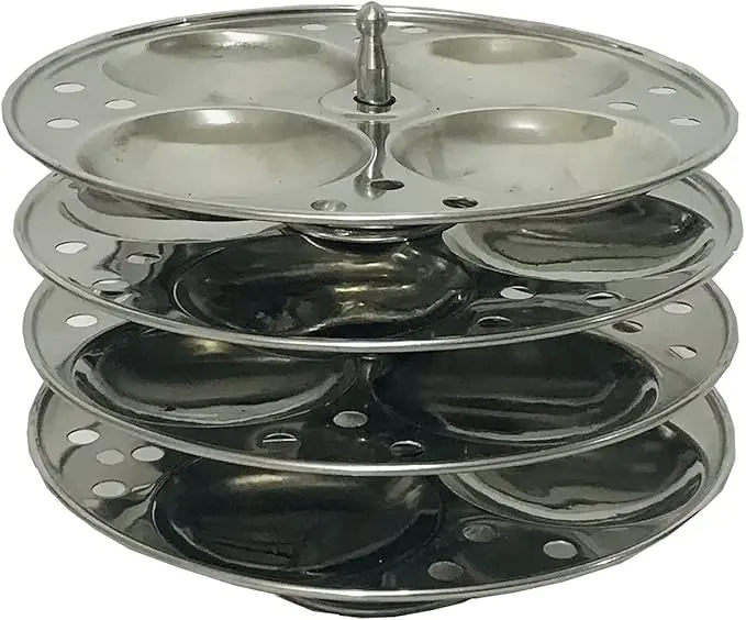 [7421] Idli Stand (3 Plate)