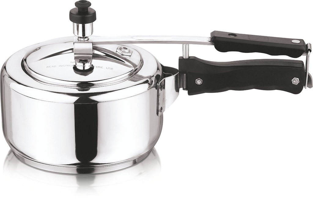 [7216] VINOD Inner Lid Steel P.Cooker (2L)