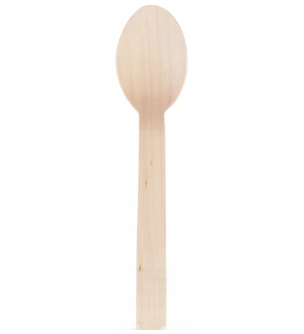 [2141] Natural Disposable 12pc (Spoon)