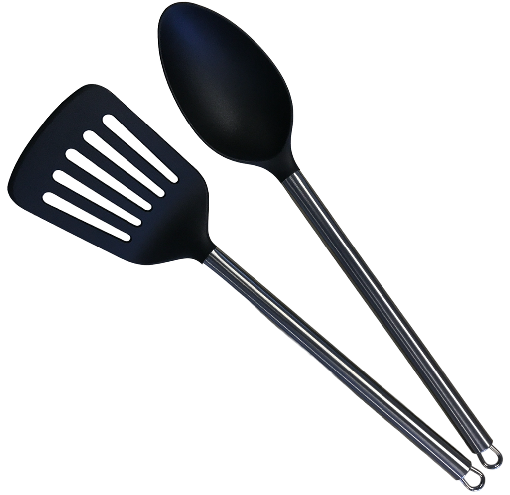 [7606] Non Stick Serving Spoon & Spatula (Spoon)