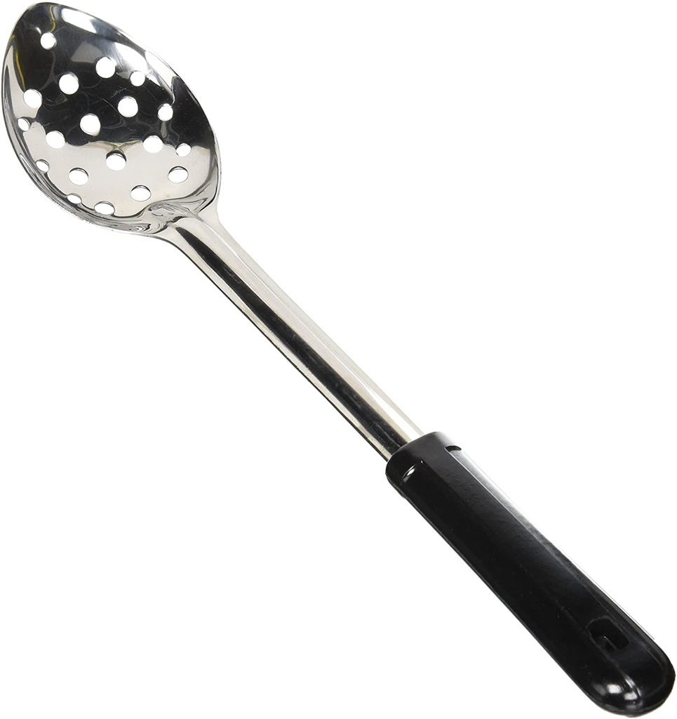 [7142] Perforated Spoon W/Plastic Handle (28cm)