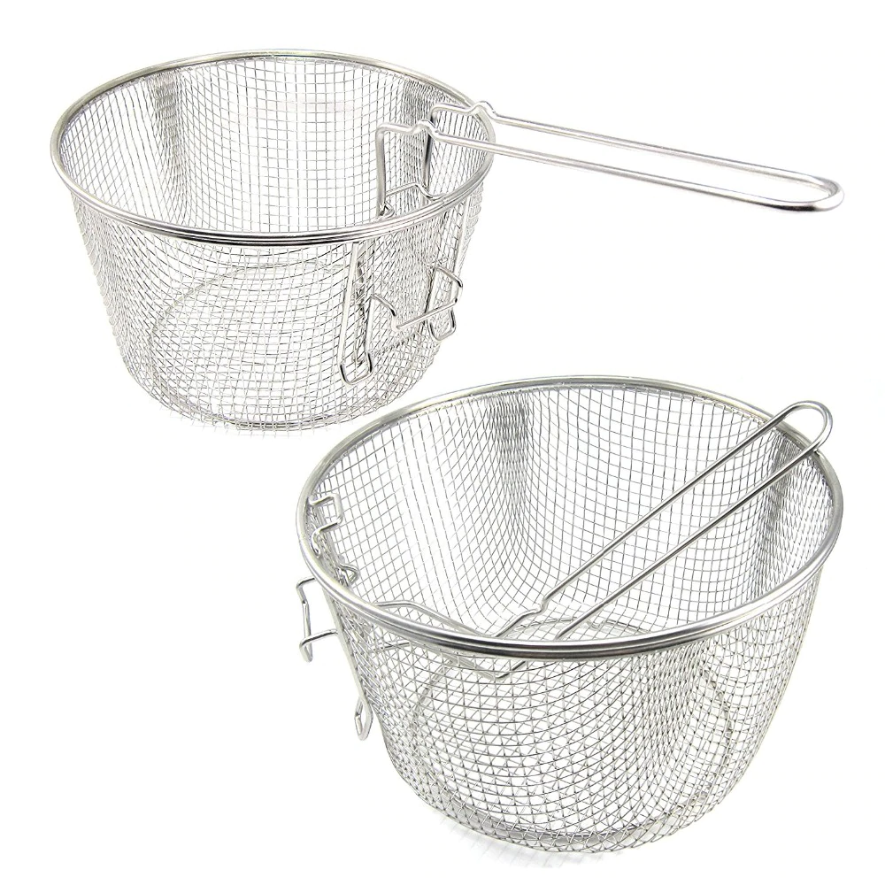 [7441] Round Deep Frying Basket (20cm)