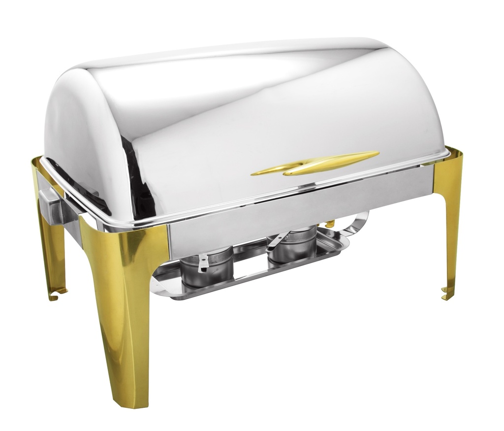 [723GC] Round Roll - Top Chafing Dish 9L (Gold)