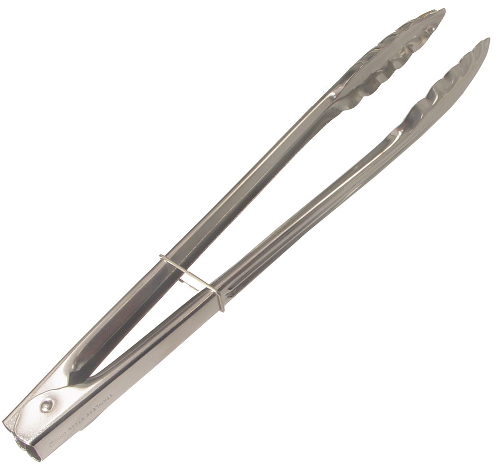 [7190] S/Steel Tongs (24cm)