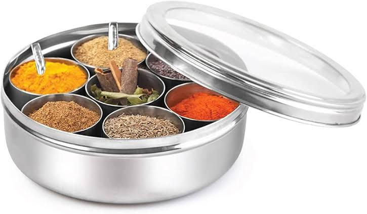 [7250] Spice Container Set - See Thru Lid (18cm)