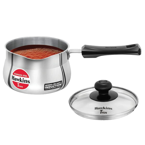 [SST10G] Hawkins SS Tea Pan W/Glass Lid (1L)