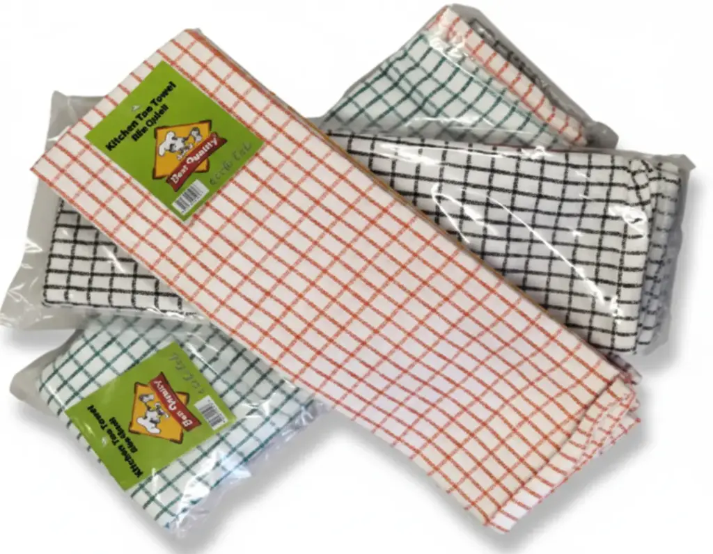[11035] Cotton Kitchen Towel 3Pk