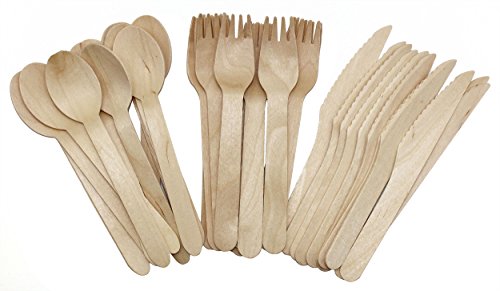 [2142] Natural Disposable Cutlery 18pcs