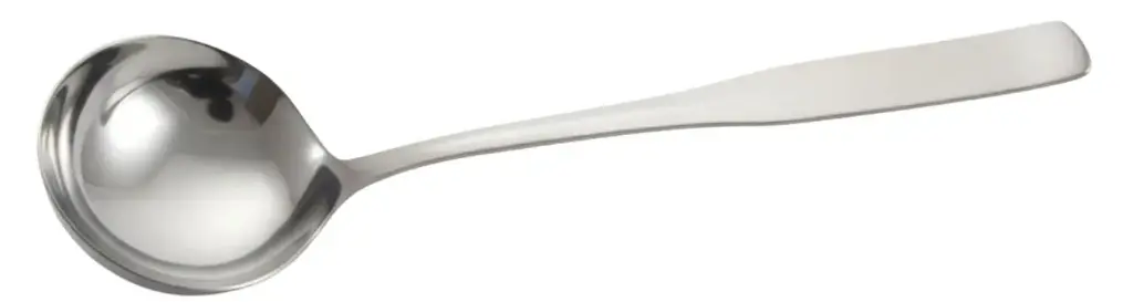 [6272] Oval Spoon/Ladle Solid 10inch