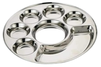 [7384] Round 7 Compartment Thali