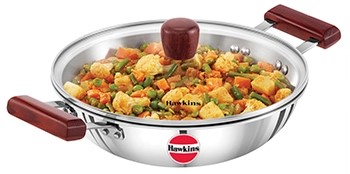 Hawkins Ss Triply Deep Fry Pan W G/Lid
