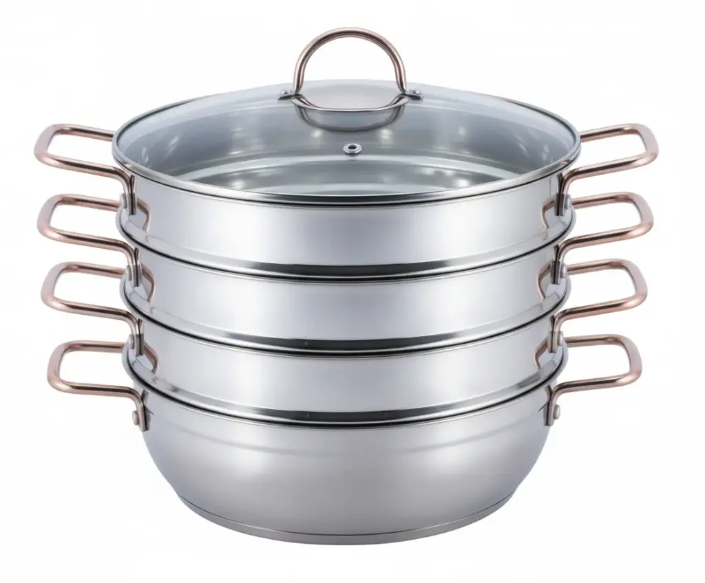 [7486] Falken 4 Tier Steamer - Heavy Base