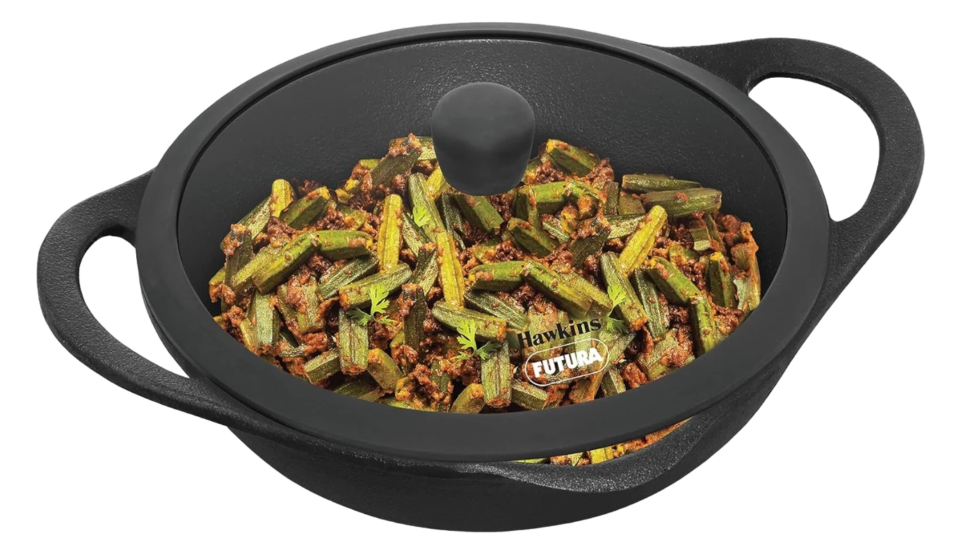 [CIF24G] Futura Cast Iron Pan w G\Lid & Spout