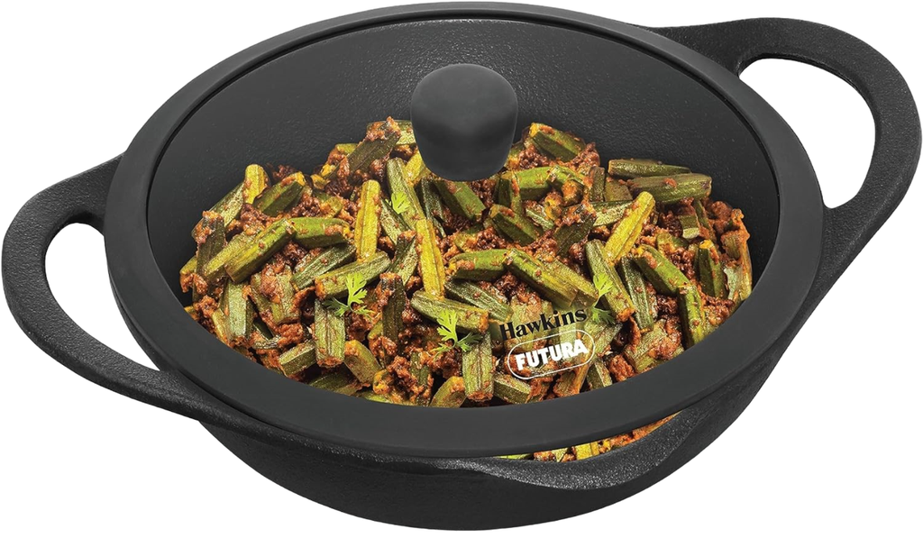 [CIF24G] Futura Cast Iron Pan w G\Lid & Spout