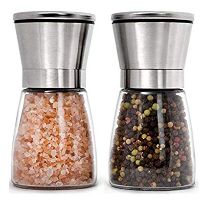 [2056] Glass Salt / Pepper Grinder 1pc