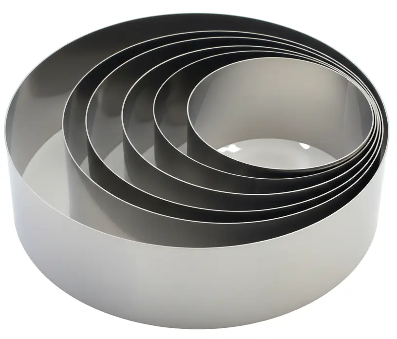 [6121] 6pc Round Cake Mould Set