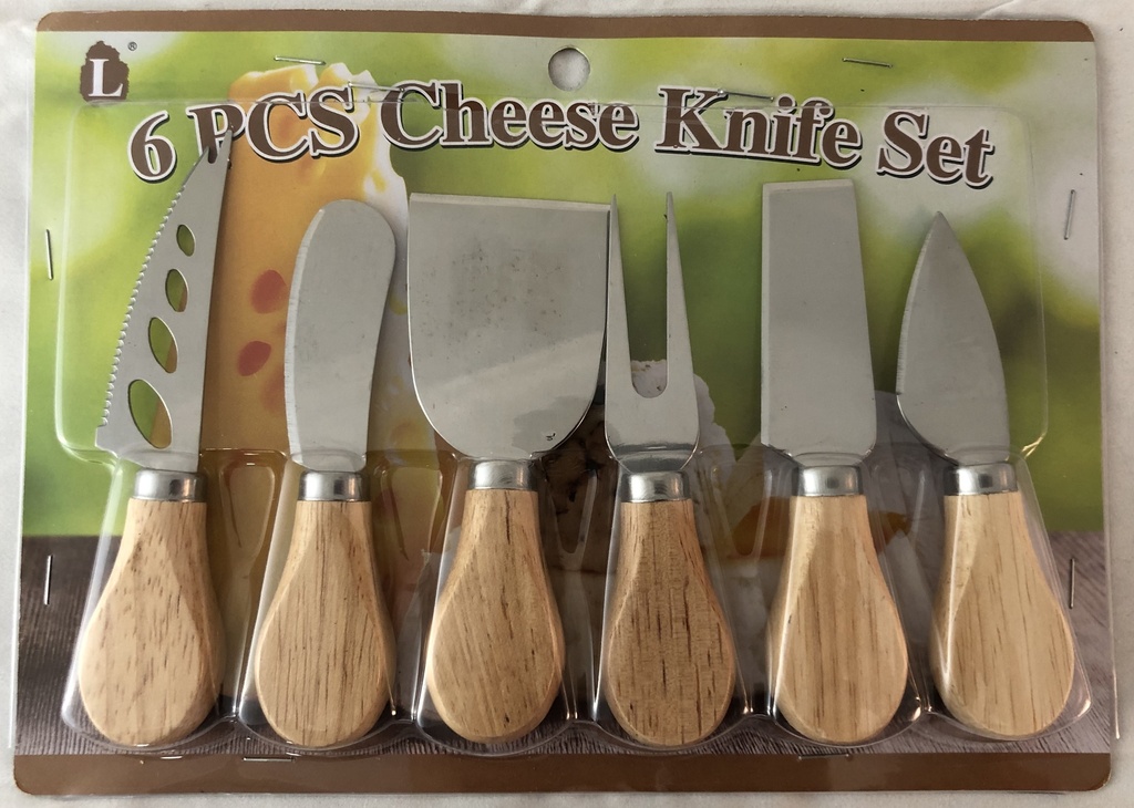 [7549] 6Pc Cheese Knife Set