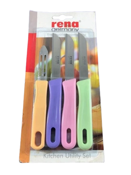 [7788] Rena 4pc Knife Peeler