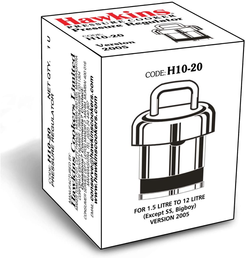 [H1020] Hawkins P.Cooker Vent Weight 2-12L