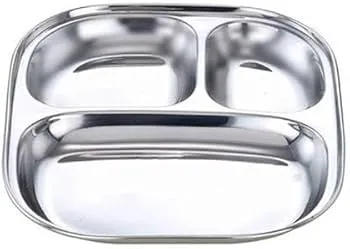 [7383] Pav Bhaji Plate 29.5x25.5cm Round Corners