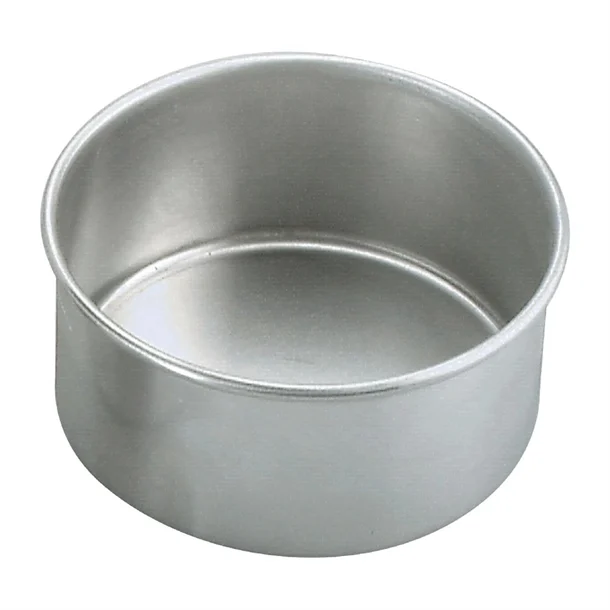 [6105-4] Al. Round Baking Tray Deep-7.5cm/3 inch (10cm)