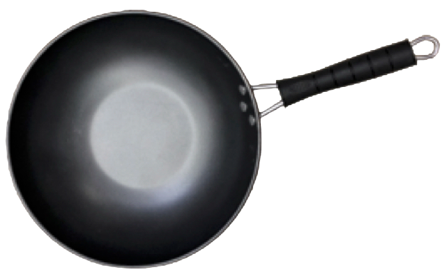 [9026] N/Stick Long Handle Wok (32cm)