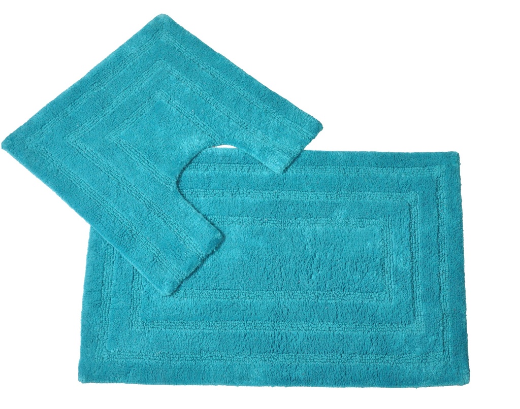 Spa Collection 2Pc Bath Mats 100% Cotton