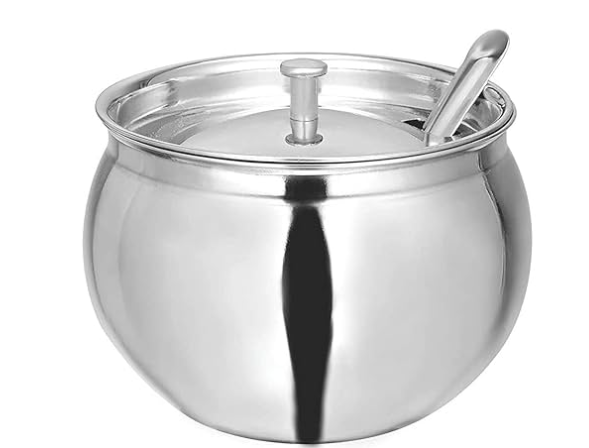 Ghee Pot S/Steel Lid