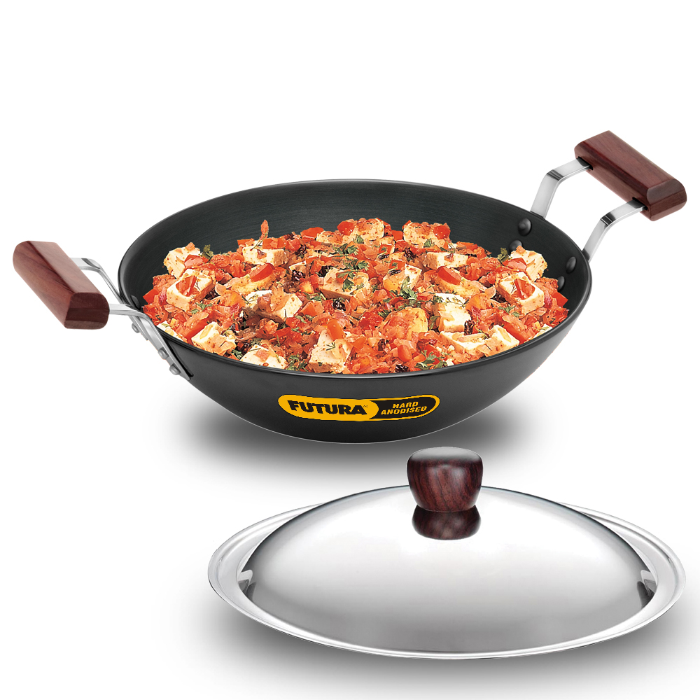 Futura 30cm Deep Kadahi w Glass Lid
