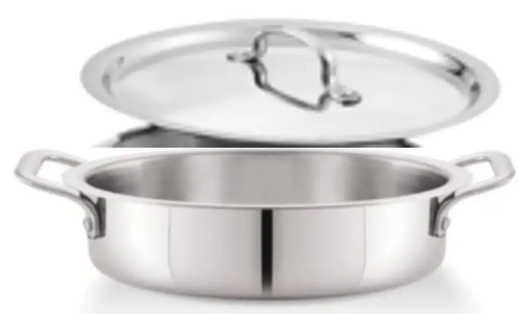 VINOD S/S Smart Triply Multipan w/ss Lid