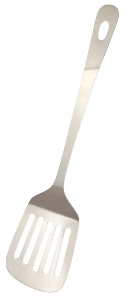 [7478] Fine Slotted Turner 33cm SS