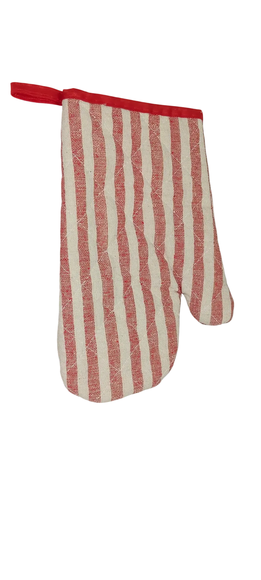[14013] Kitchen Mitten (Red Stripe)