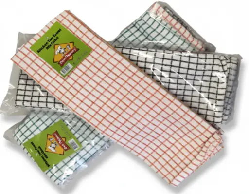 [11035] Cotton Kitchen Towel 3Pk