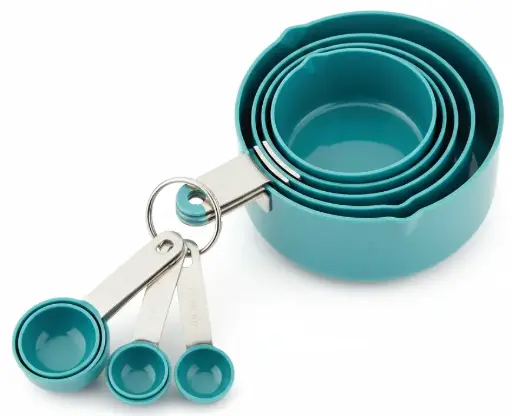 [7358] 8Pc Measuring Cup & Spoon Set