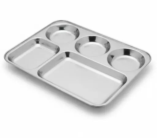 [7381] Rect. 5 Compartment Tray