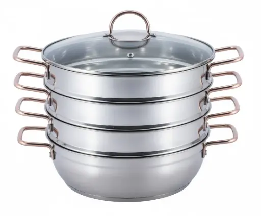 [7486] Falken 4 Tier Steamer - Heavy Base