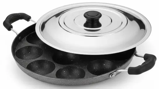 [9090] Vinod Appam Patra with SS Lid 12 SLOT