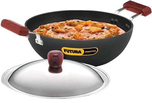 [INK35S] Futura Ind Ns Deep Fry Kadahi Ss Lid