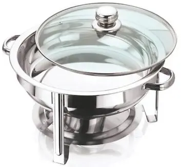 [7308] VINOD Round Chafing Dish