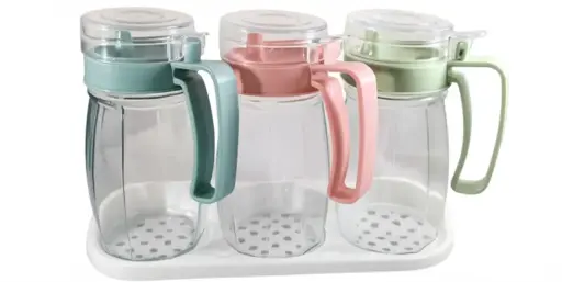 [2061] Oil Bottles 3pc Set (CY-8752)