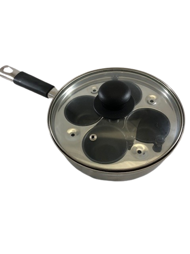 [2510] Egg Poacher 4 cup with Glass Lid