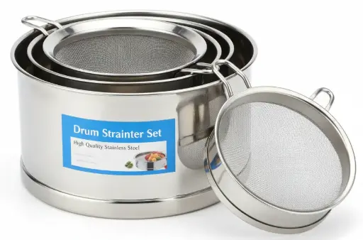 [3060] Drum Seive 6Pc Set